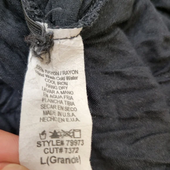 Umgee cold shoulder rushed side soft strechy gold rings top - Picture 5 of 5